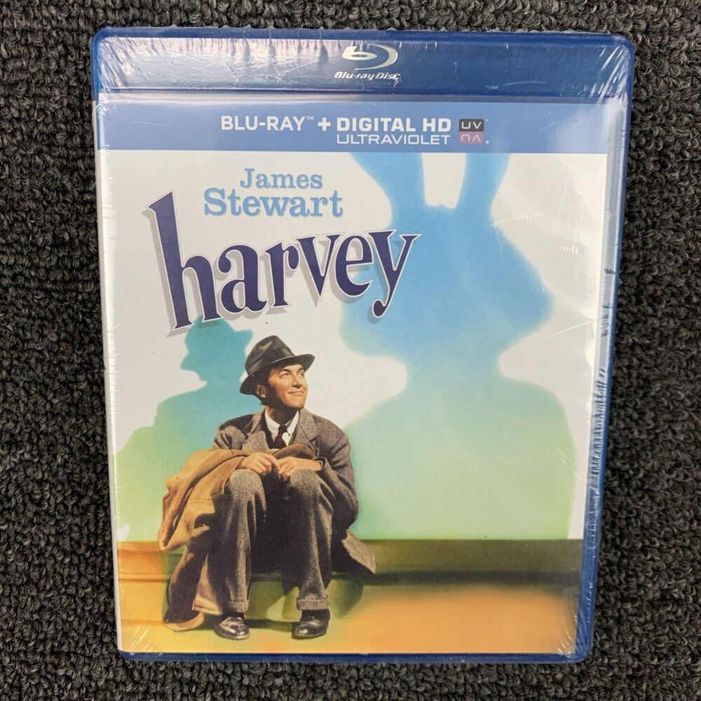 Harvey Blu-ray 1950 James Stewart Josephine Hull Dark Comedy Drama B&W Classic